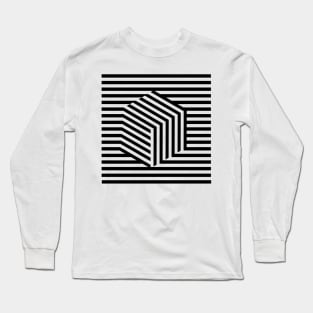 Square Opart Long Sleeve T-Shirt